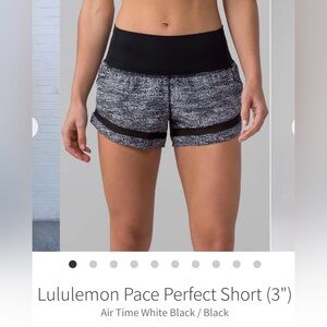 Lululemon Pace Perfect Short (3")